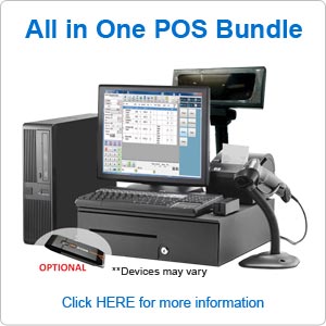 all in one pos system bundle for retail shop
