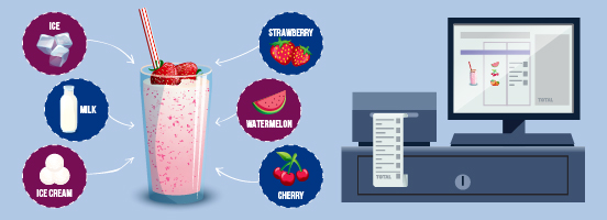 fnb pos system ingredients