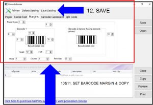 barcode printer 4 pos system