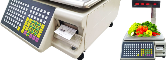 electronic weight scale barcode printer