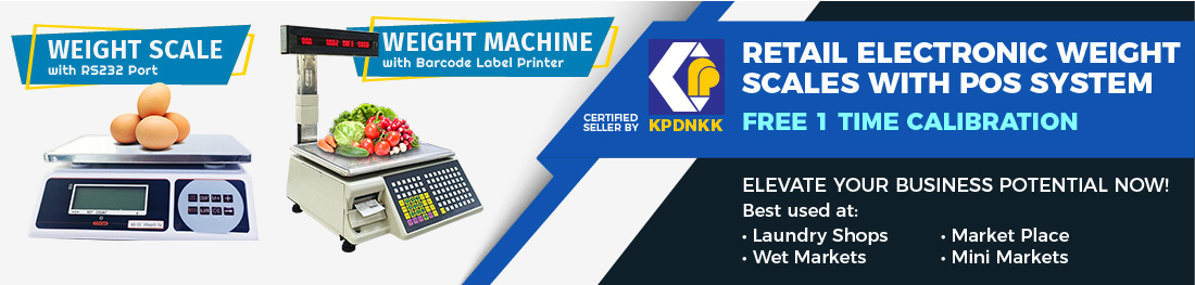 weight machine with pos system