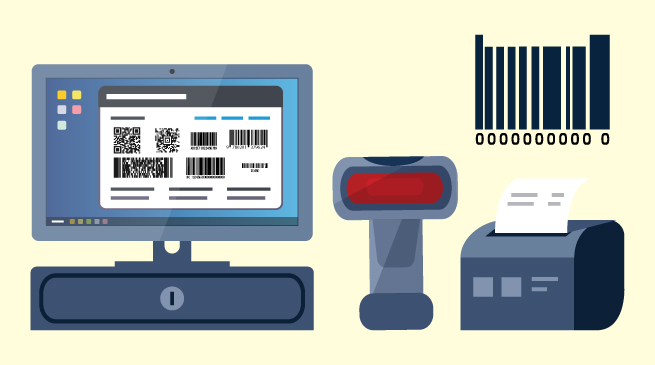 retail pos system barcode
