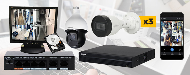 dahua ptz cctv set