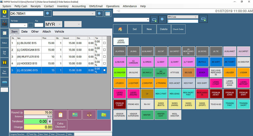 pos system pos terminal