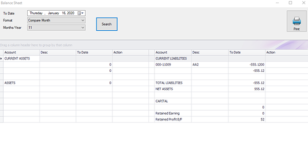 bmo accounting invoicing balance sheets