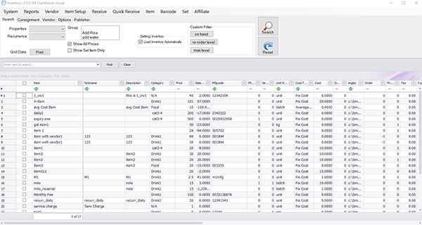 bmo accounting invoicing inventory