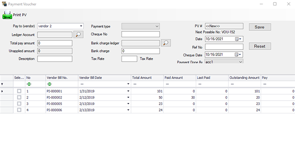 bmo accounting invoicing payments