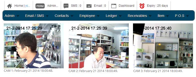 online pos system surveillance camera