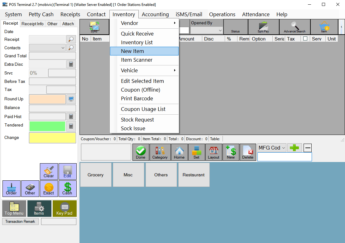 pos system setup singapore pos client