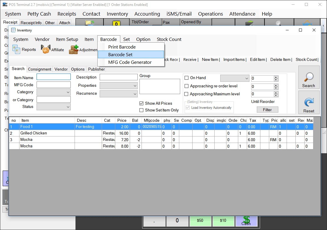 pos system setup singapore pos client