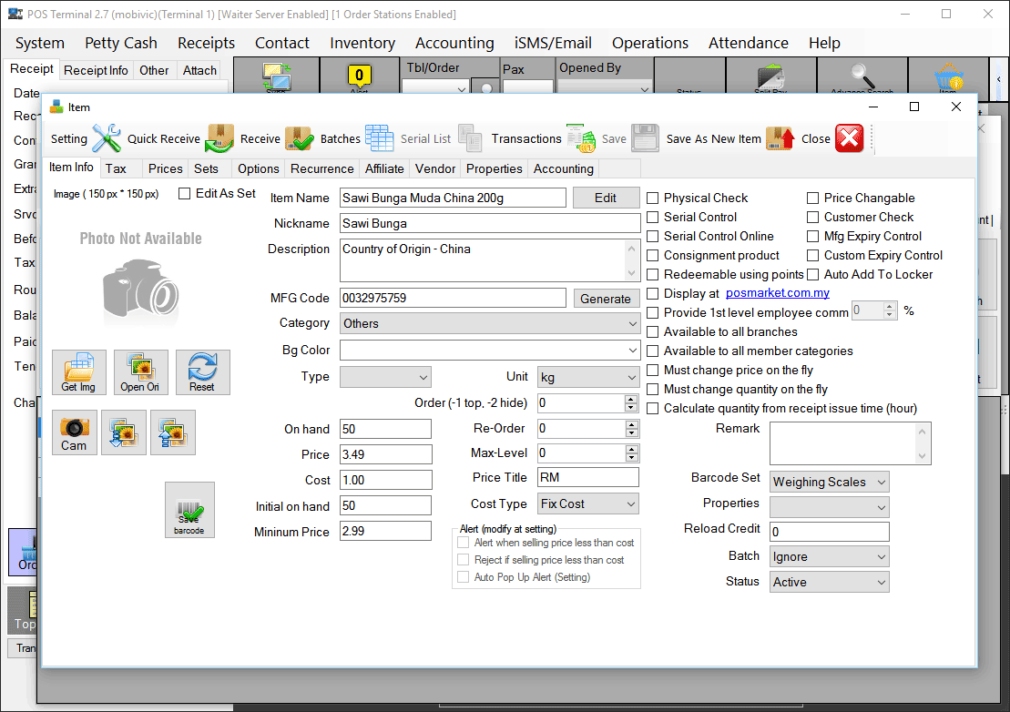 pos system setup singapore pos client