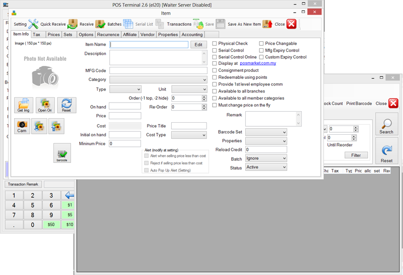 pos system setup singapore pos client