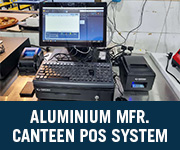aluminium manufacturer canteen pos system April 2023
